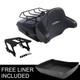 Chopped Trunk Pad Black Solo Rack Fit For Harley Tour Pak Low Rider Fxlrst 22-24