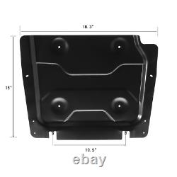 Chopped Trunk Pad Rack + Black Plate Fit For Harley Tour Pak Road Glide 14-22