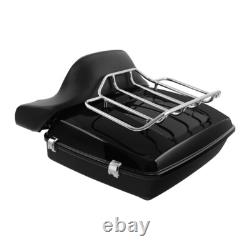 Chopped Trunk Pad Rack Mount Docking Kit Plate Fit For Harley Touring 2014-2025