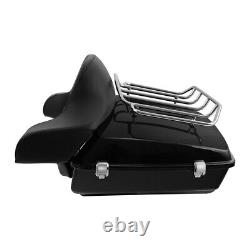 Chopped Trunk Pad Rack Mount Docking Kit Plate Fit For Harley Touring 2014-2025