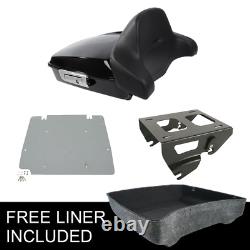 Chopped Trunk Solo Rack Base Plate Fit For Harley Tour Pak Road Glide 2014-2024