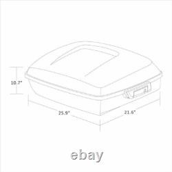 Chopped Trunk Solo Rack Base Plate Fit For Harley Tour Pak Road Glide 2014-2024