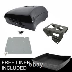 Chopped Trunk Solo Rack Plate Fit For Harley Touring 2014-2025