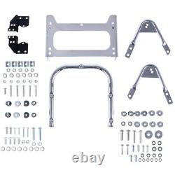 Chrome Detachable Two Up Tour Mounting Rack Fits Harley Touring 1996-2008