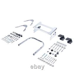 Chrome Detachable Two Up Tour Mounting Rack Fits Harley Touring 1996-2008