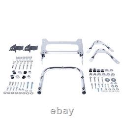 Chrome Detachable Two Up Tour Mounting Rack Fits Harley Touring 1996-2008