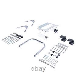 Chrome Detachable Two Up Tour Mounting Rack Fits Harley Touring 1996-2008