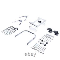 Chrome Detachable Two Up Tour Mounting Rack Fits Harley Touring 1996-2008