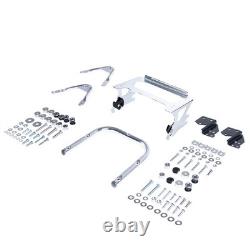 Chrome Detachable Two Up Tour Mounting Rack Fits Harley Touring 1996-2008