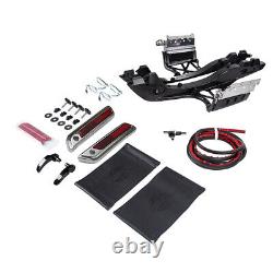 Chrome One Touch Saddlebag Mounting Hardware/Latch/Lock Kit Fits for Harley 14+