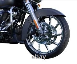 Coastal Moto Hurricane Chrome 21 X 3.5 Front Wheel Harley 08-20 Touring ABS