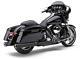 Cobra Neighbor Hater Slip-on Mufflers Black Harley M8 Touring 2017-2023