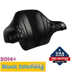 Cobra Wrap Around Backrest Pad With Black Stitching for 2014+ Harley Touring