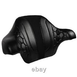 Cobra Wrap Around Backrest Pad With Black Stitching for 2014+ Harley Touring
