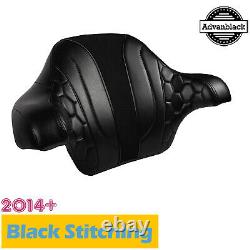 Cobra Wrap Around Backrest Pad With Black Stitching for 2014+ Harley Touring