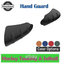 Color Matched Hand Guard Fits Harley Davidson Touring & Softails by Advanblack