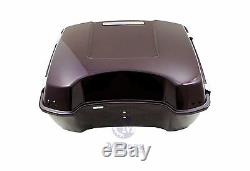 Complete Black Cherry CVO King Tour Pak fits Harley Touring Premium Hardware