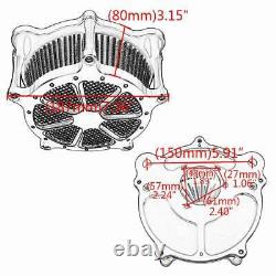 Contrast Cut Air Cleaner Intake Filter For Harley Dyna Softail Touring Road King