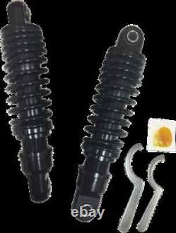 DS Black 10.5 in Premium Rear Shocks for Harley Tour Glide Classic 80-94