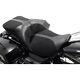 Danny Gray Tourist 2-up Air Touring Black Leather Seat For Harley Flh/t 08-20