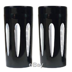 Deep Cut Black Billet Front Fork Sliders 1997-2013 Harley-Davidson Touring