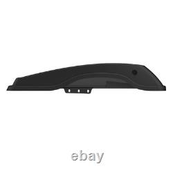 Denim Black Normal Stretched Saddlebag Lids for Harley Street Road Glide 2014+