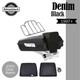 Denim Black Razor Tour Pak Pack Luggage Fits For Harley Flhr Flhxs Fltrx 1997+