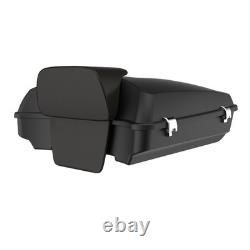 Denim Black Razor Tour Pak Pack Luggage Fits for Harley FLHR FLHXS FLTRX 1997+