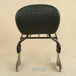 Detachable Backrest Sissy Bar With Luggage Rack For Harley Davidson Touring 97-08