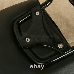 Detachable Backrest Sissy Bar With Luggage Rack For Harley Davidson Touring 97-08