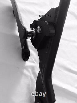 Detachable Black Backrest Sissy Bar Docking Hardware For Harley Touring 14- 2022