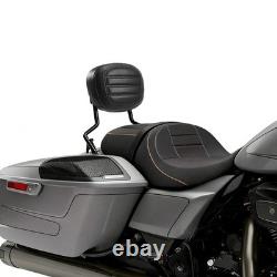 Detachable Passenger Backrest Sissy Bar Fit? For Harley Touring 2009-2025 Black