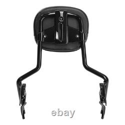 Detachable Passenger Backrest Sissy Bar Fit? For Harley Touring 2009-2025 Black
