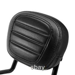 Detachable Passenger Backrest Sissy Bar Fit? For Harley Touring 2009-2025 Black