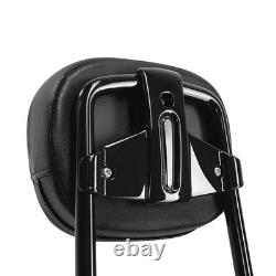 Detachable Passenger Backrest Sissy Bar Fit? For Harley Touring 2009-2025 Black