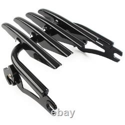 Detachable Stealth Luggage Rack Black Fit for Harley Touring FLHR 2009-2005 2016