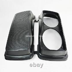 Double 6x9 Speaker Lids 4 Harley HD 93-13 Touring Saddlebag Replace Stock Lids