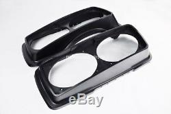 Double Dual 6x9 Speaker Lids Seal Dust Cover 4 Harley HD 93-13 Touring Saddlebag