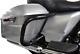 Drag Specialties 1.25 Big Buffalo Saddlebags Black Guards 14-22 Harley Touring