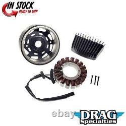 Drag Specialties 2112-1516 Charging Kit'17-'23 Black for 17-23 Touring