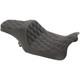 Drag Specialties Predator Iii Seat Black Double Diamond For Harley 08-21 Touring