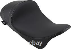 Drag Specialties Smooth Leather Solo Seat fits 2008-2025 Harley Touring Models