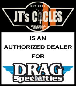 Drag Specialties Smooth Leather Solo Seat fits 2008-2025 Harley Touring Models