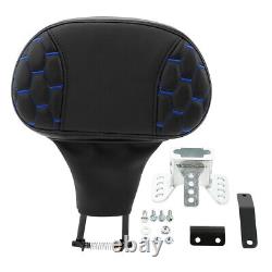 Driver Backrest Pad Fit For Harley Touring CVO Electra Street Road Glide Black