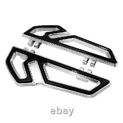 Driver Chrome Empire Footboards Floorboard For Harley Touring Road Electra Glide