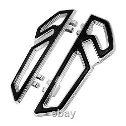 Driver Chrome Empire Footboards Floorboard For Harley Touring Road Electra Glide