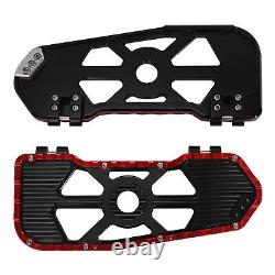 Driver Floorboards Footboards Fit For Harley Touring Road Glide 09-23 Black Red