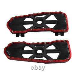 Driver Floorboards Footboards Fit For Harley Touring Road Glide 09-23 Black Red