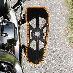 Driver Footboard Floorboard Fit For Harley Touring Road King 09-23 22 Black Gold