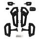 Driver Passenger Floorboards Footpegs Brake Pedal For Harley Touring 2000-2024